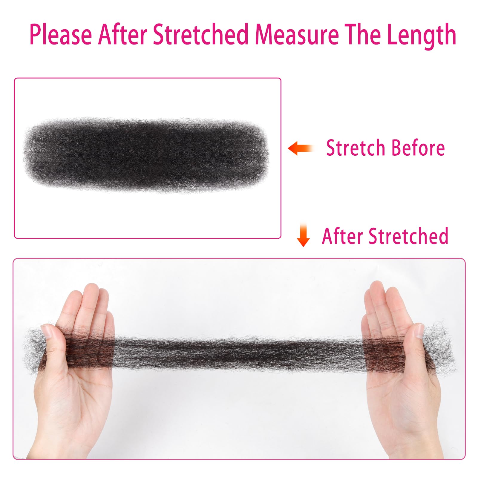 Amzluck Afro Kinky Bulk Hair soft, tangle-free and easy to manage.
