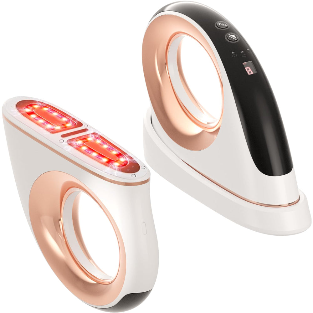 AMZPMBUY cellulite device targets thigh dimples for temporary smoothing.