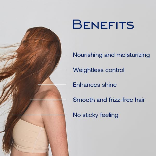 Anablue Hair Serum enhances brilliant shine on smooth hair.