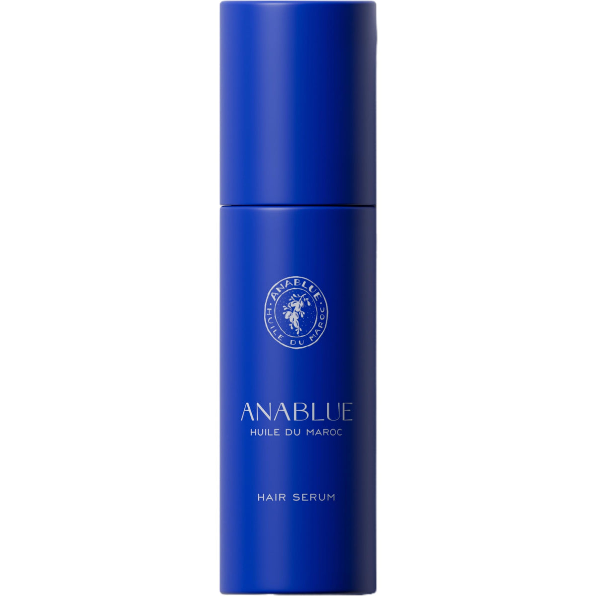 Anablue Hair Serum bottle pour demonstrates weightless shine in action.