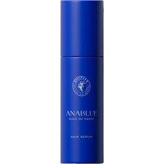 Anablue Hair Serum bottle pour demonstrates weightless shine in action.