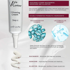 Anacis Advanced Neck Cream for jawline contour helps define neckline