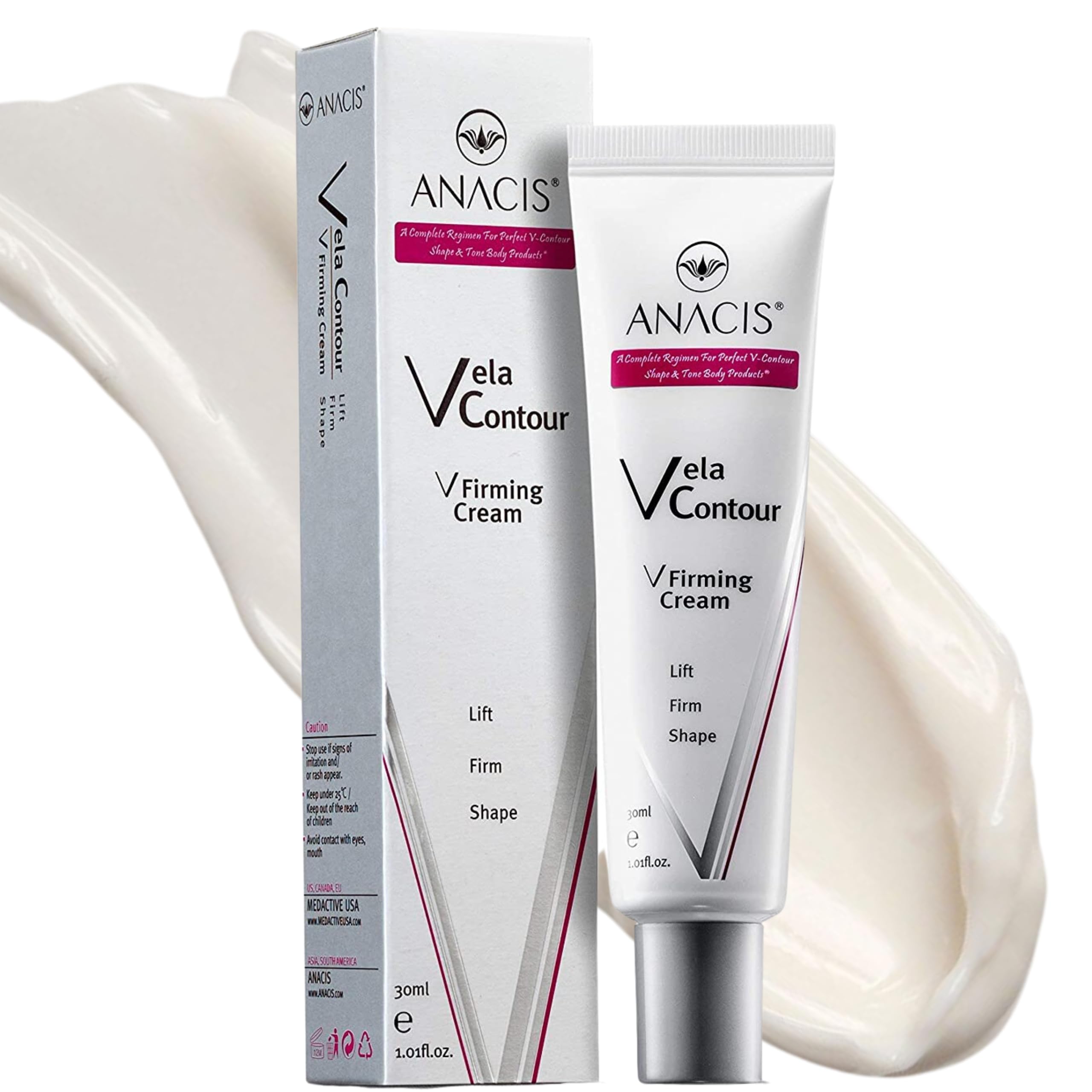 Anacis Advanced Neck Cream tube close-up highlighting premium packaging and rich hydration