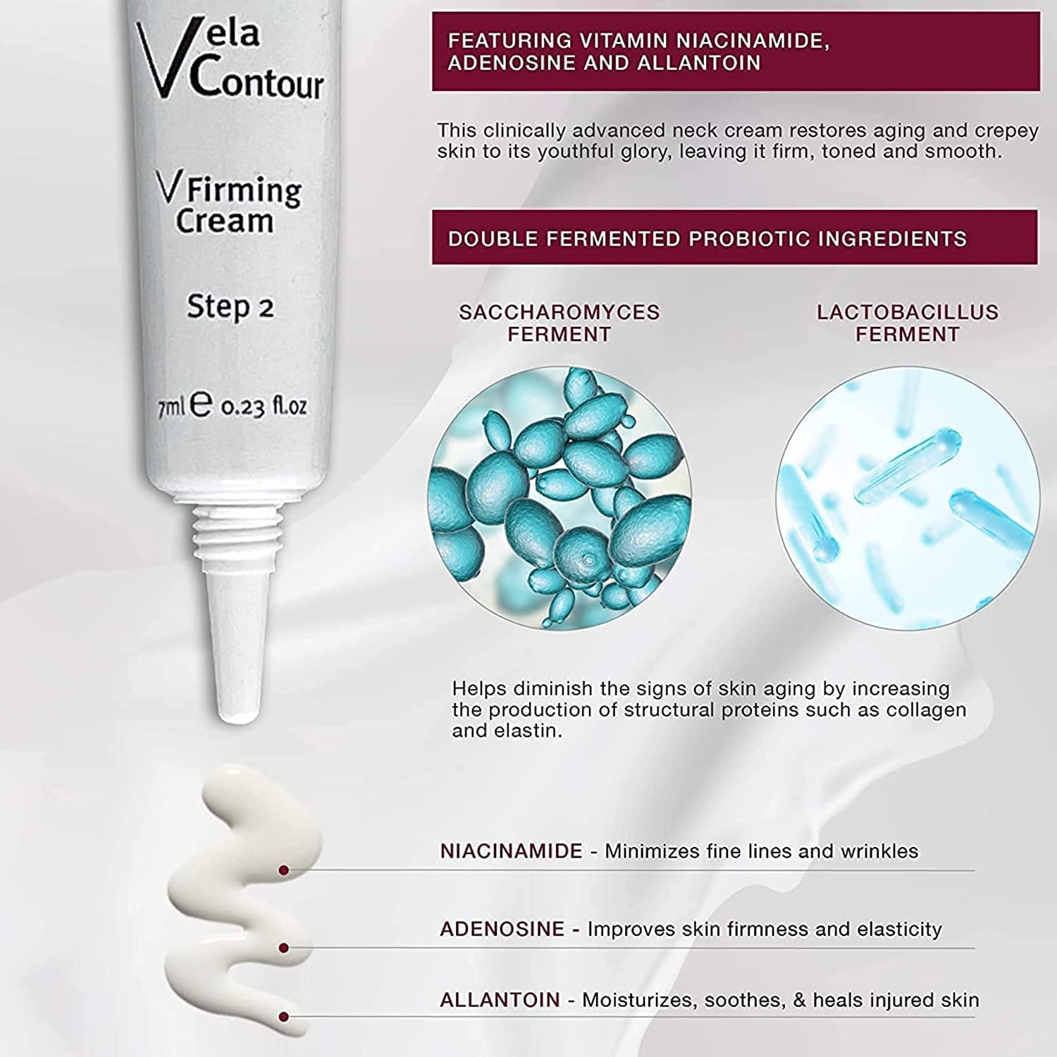 Close-up of the serum texture showing a hydrating formula