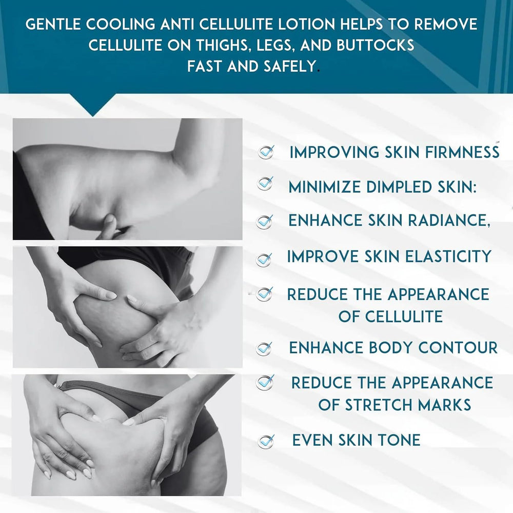 Anacis cellulite gel texture close-up ready for quick absorption.