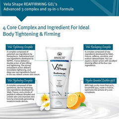 Anacis cellulite cream absorbed quickly to hydrate and tone.