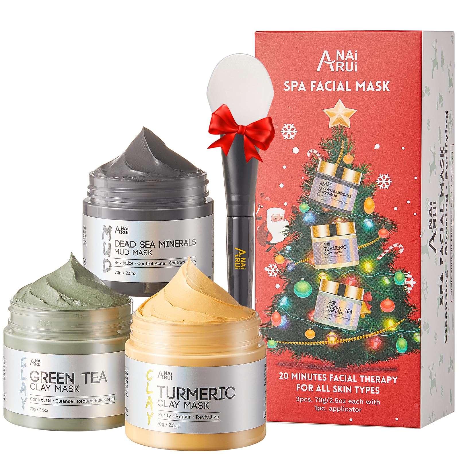 ANAI RUI 3-pack face masks gift set displayed for sharing and gifting