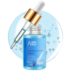 ANAI RUI Copper Peptides Serum bottle close-up showing hydration boost.