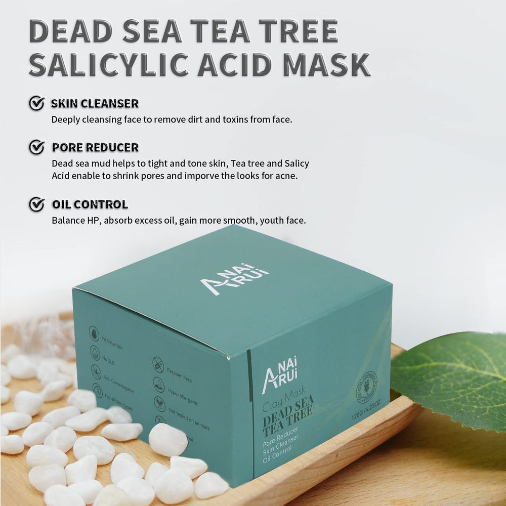ANAI RUI mask with activated charcoal delivers a deep cleanse.