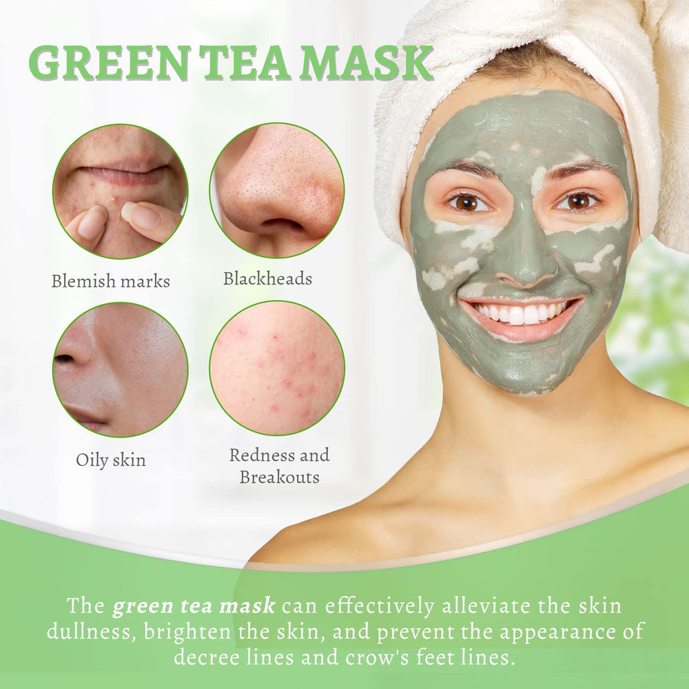 ANAI RUI Green Tea Mask aloe soothing action.