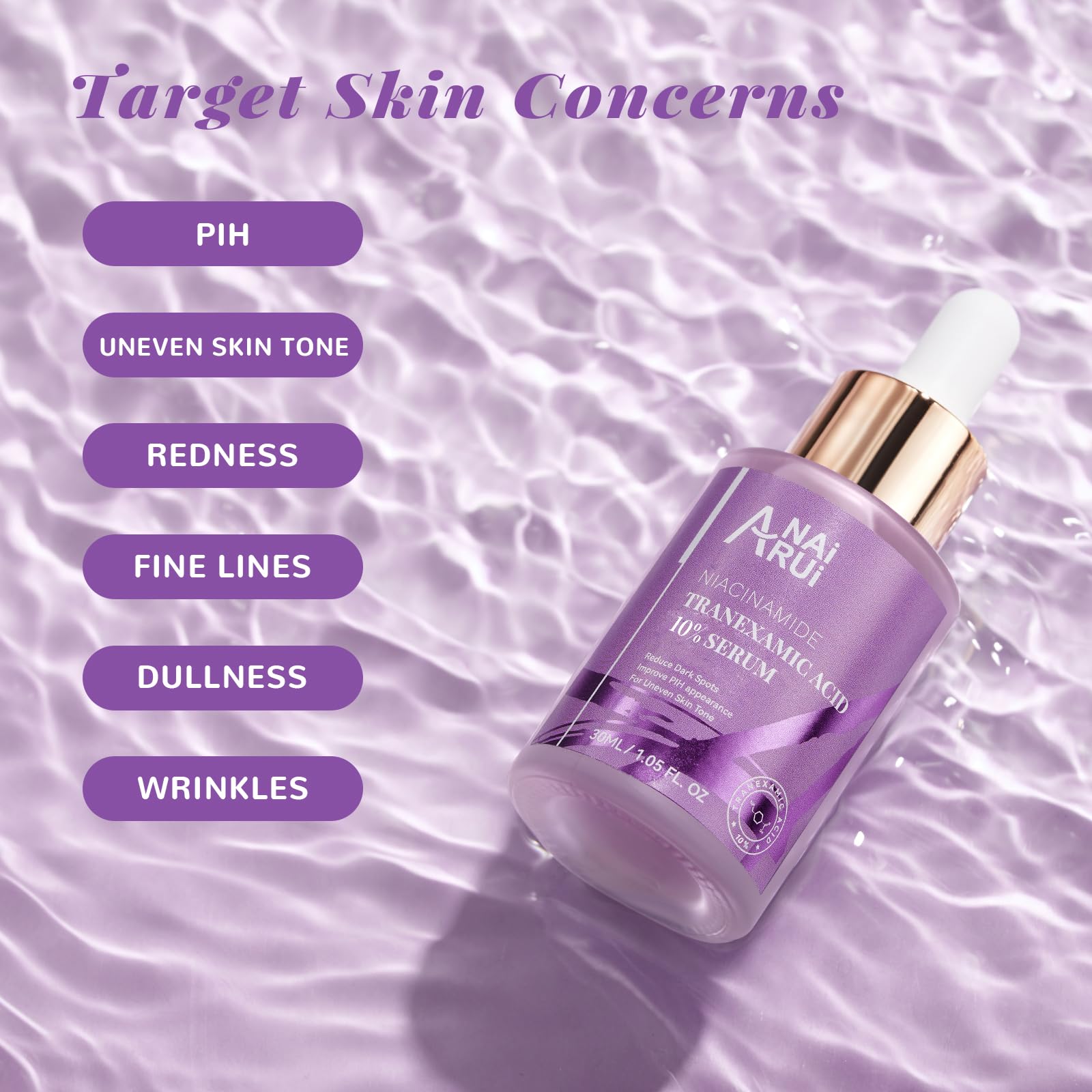 ANAI RUI Kojic acid component targets uneven tone for radiance.