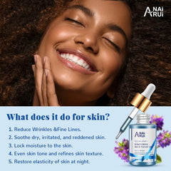 ANAI RUI night oil being applied to clean skin for hydration and calm