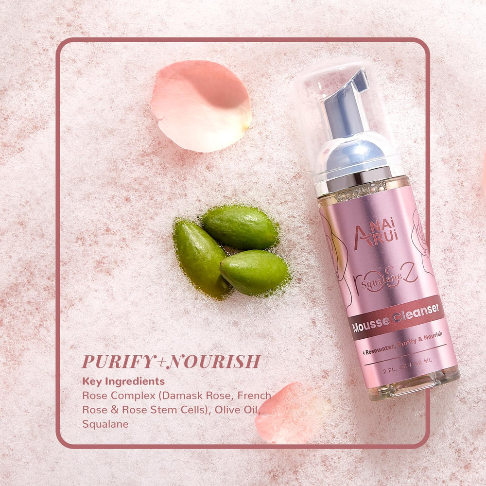 ANAI RUI Purify Hydrate Gift Set Box on vanity