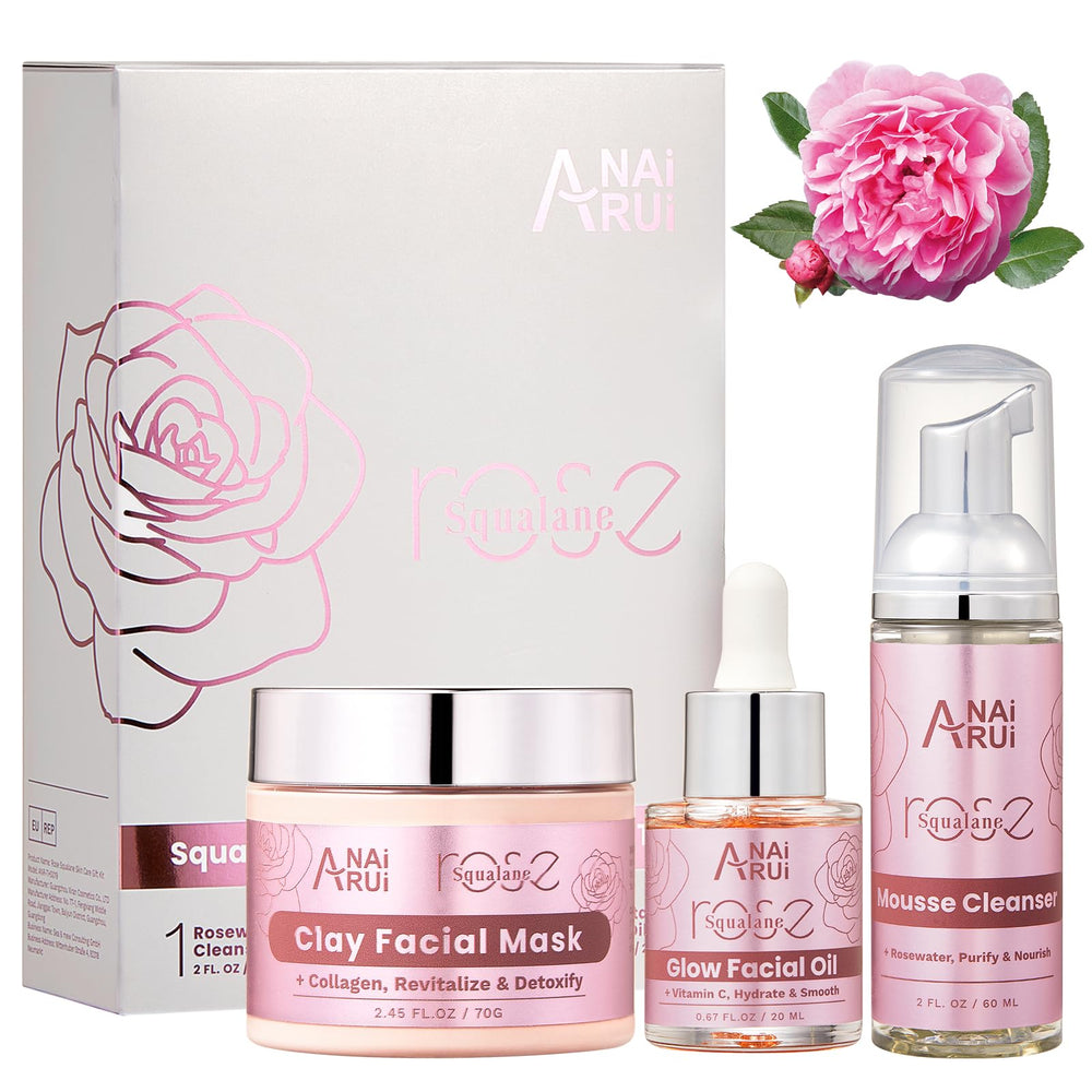 ANAI RUI Purify Rose Foam Cleanser close-up for refreshed skin