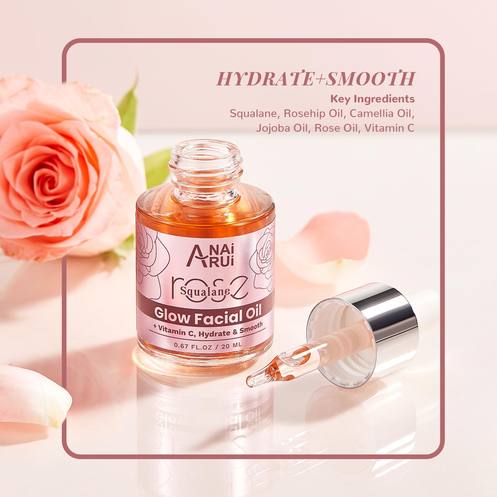 ANAI RUI Rose Clay Mask application scene with pink clay