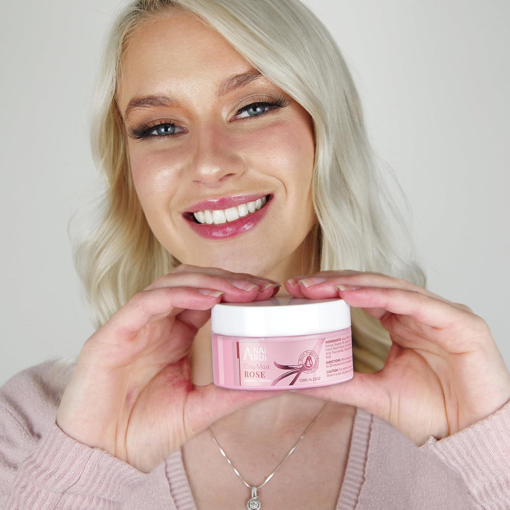 ANAI RUI Rose Mask collagen helps smooth fine lines and elasticity.
