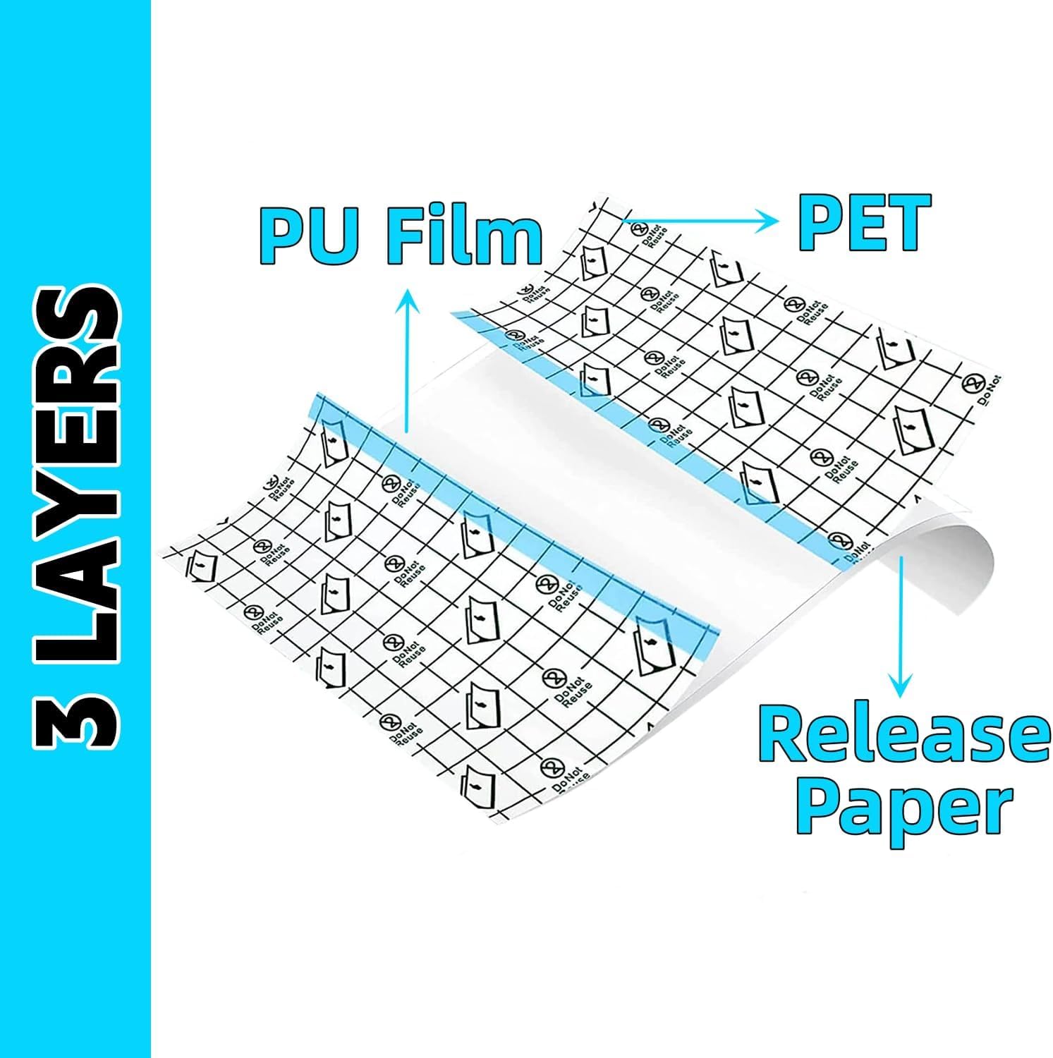 ANAMPION bandage cut-to-size using grid lines for precise fit