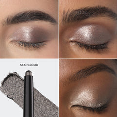 Anastasia Beverly Hills GLIDR Shadow Stick Starcloud on hand demonstrates easy one swipe application