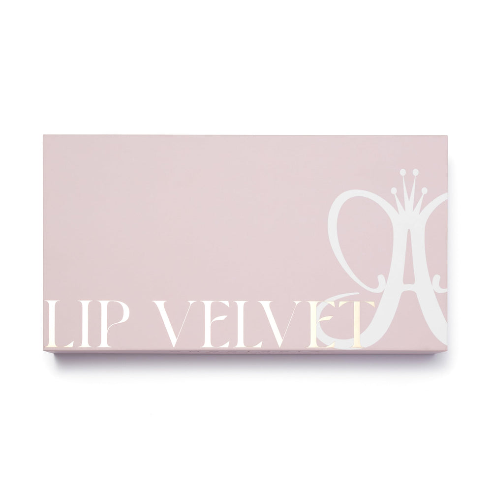 Anastasia Beverly Hills Lip Velvet Gift Set open packaging, gift-ready presentation