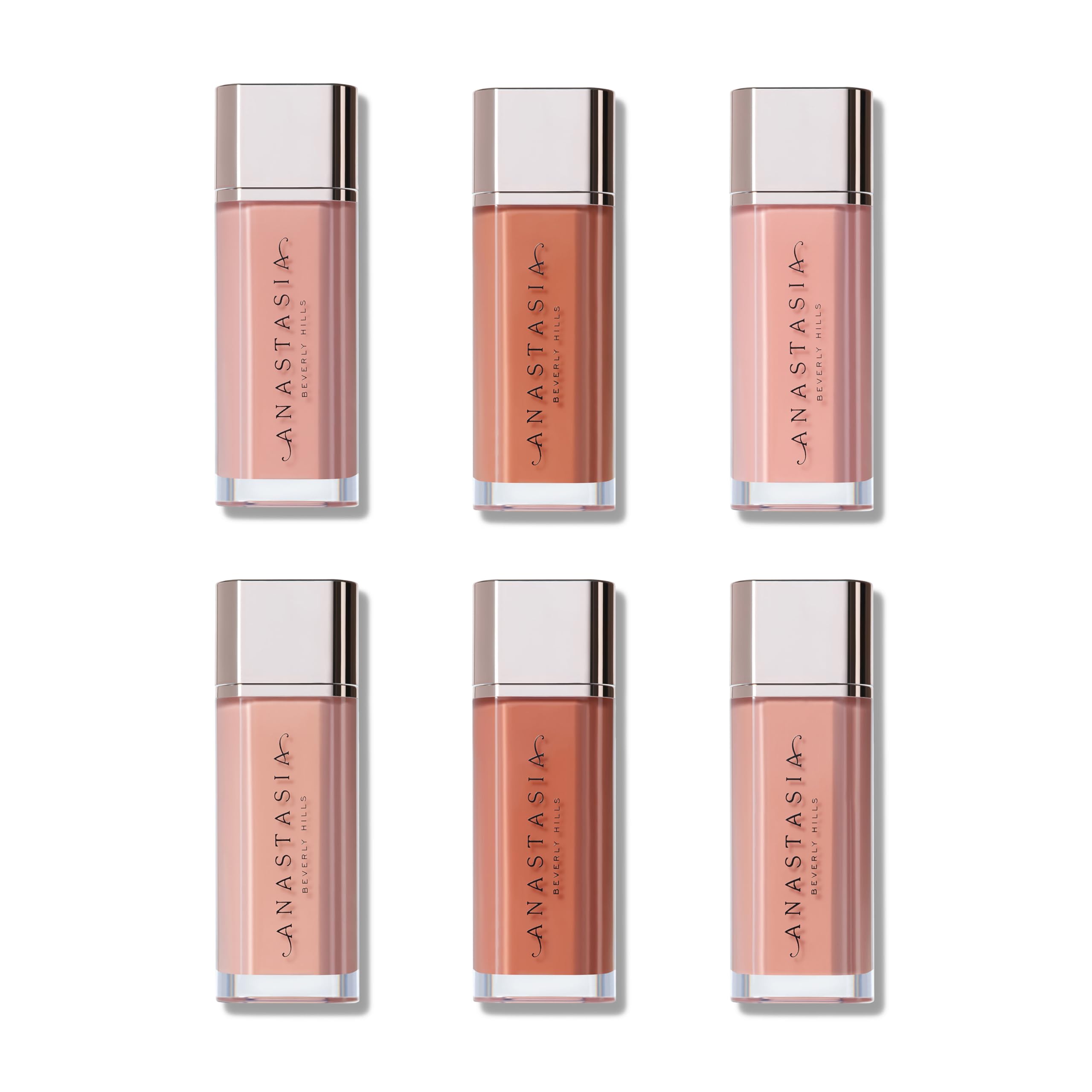 Anastasia Beverly Hills Lip Velvet Gift Set shades array enables endless nude lip looks