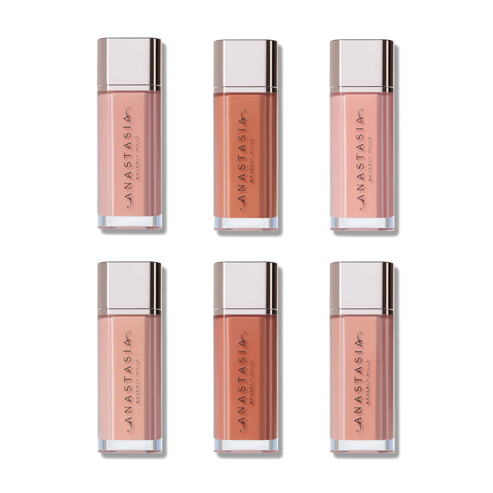 Anastasia Beverly Hills Lip Velvet Gift Set shades array enables endless nude lip looks