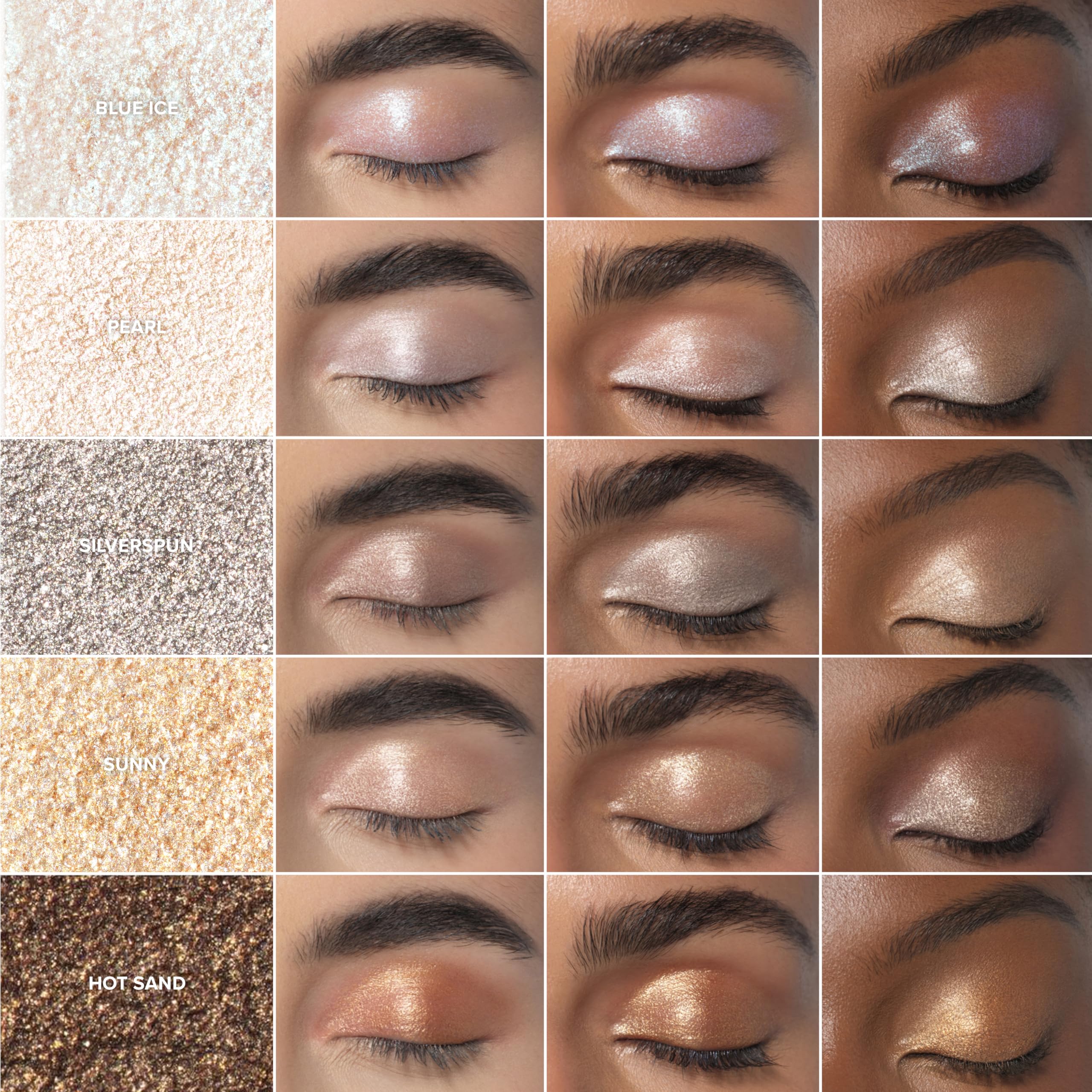  GLIDR Shadow Stick Silverspun used as eyeshadow, liner, or highlight.
