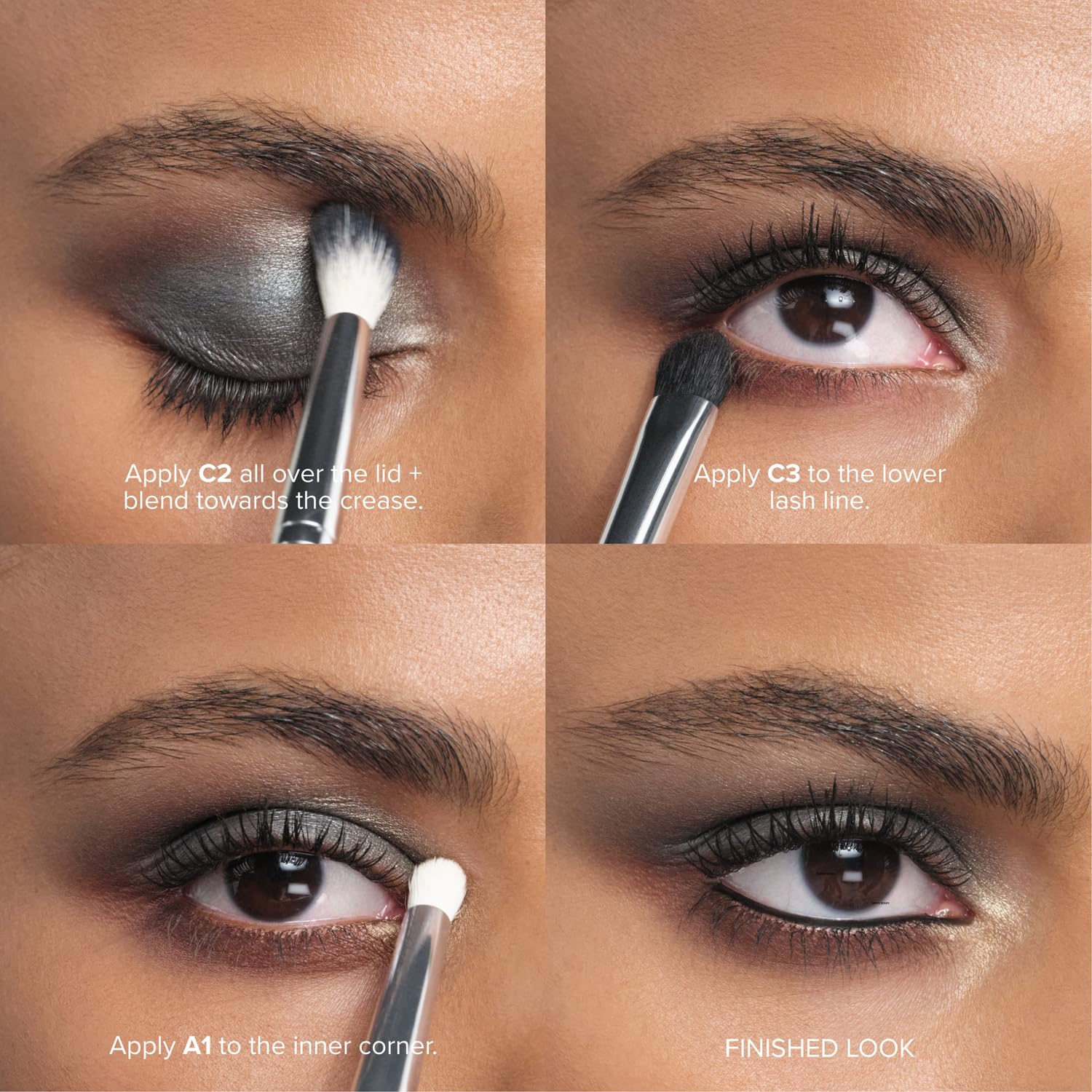Anastasia Beverly Hills Embers Mini close-up of cream-finish shades