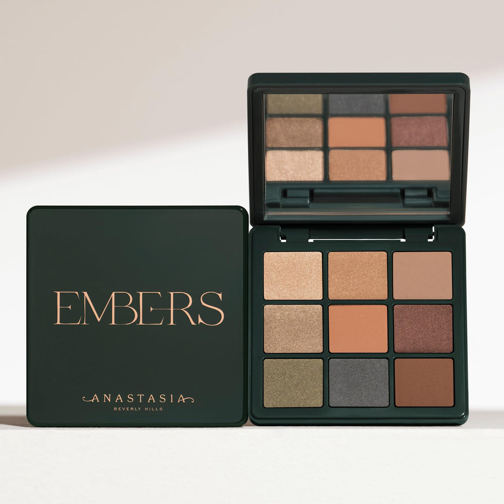 Anastasia Beverly Hills Embers Mini swatches rose and taupe shades