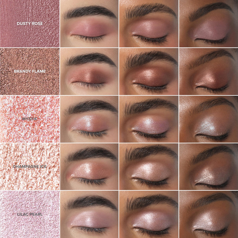 Anastasia GLIDR Shadow Stick Dusty Rose close-up shows creamy texture.