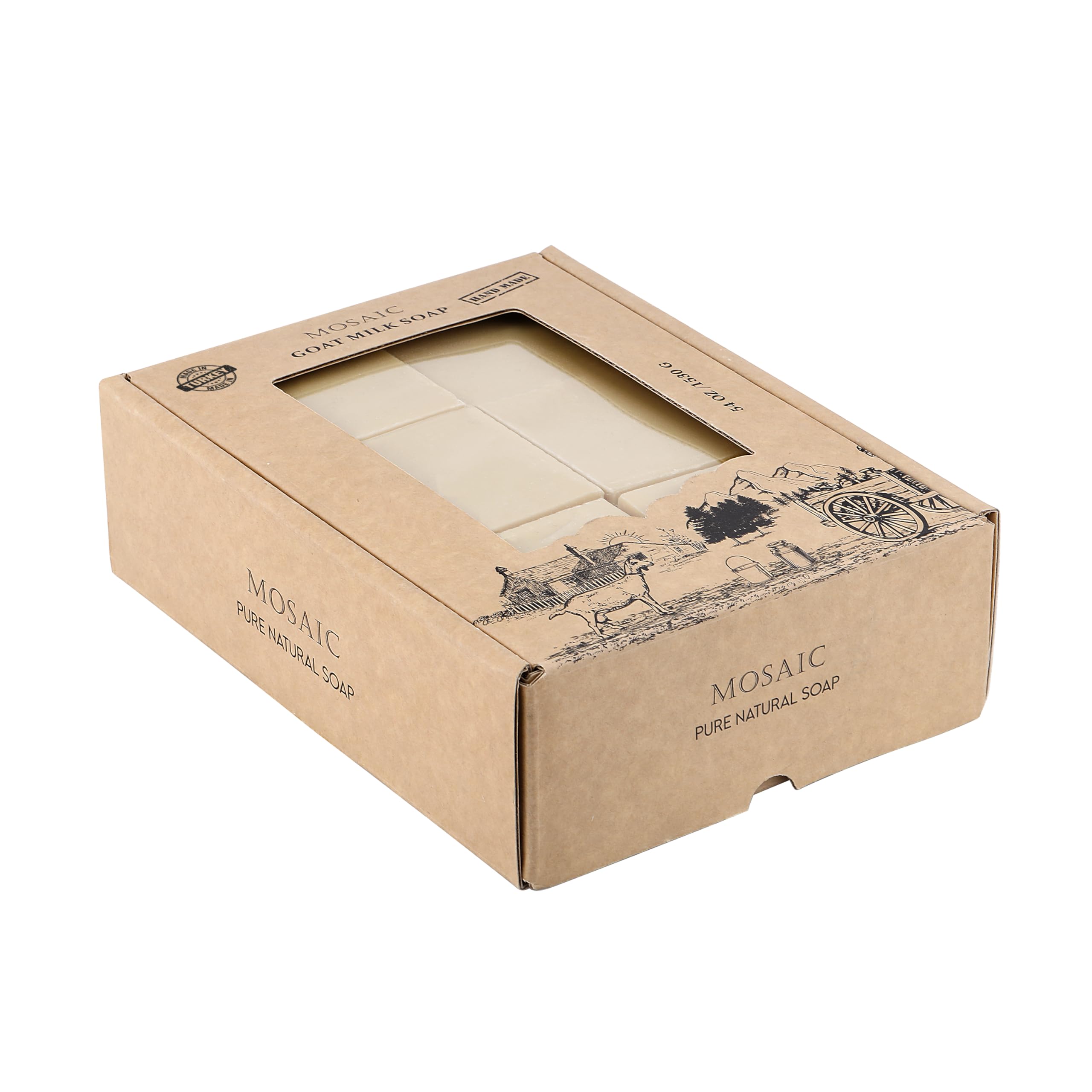 AnatoliaDaphne goat milk soap bar packaging, travel-friendly and gift-ready