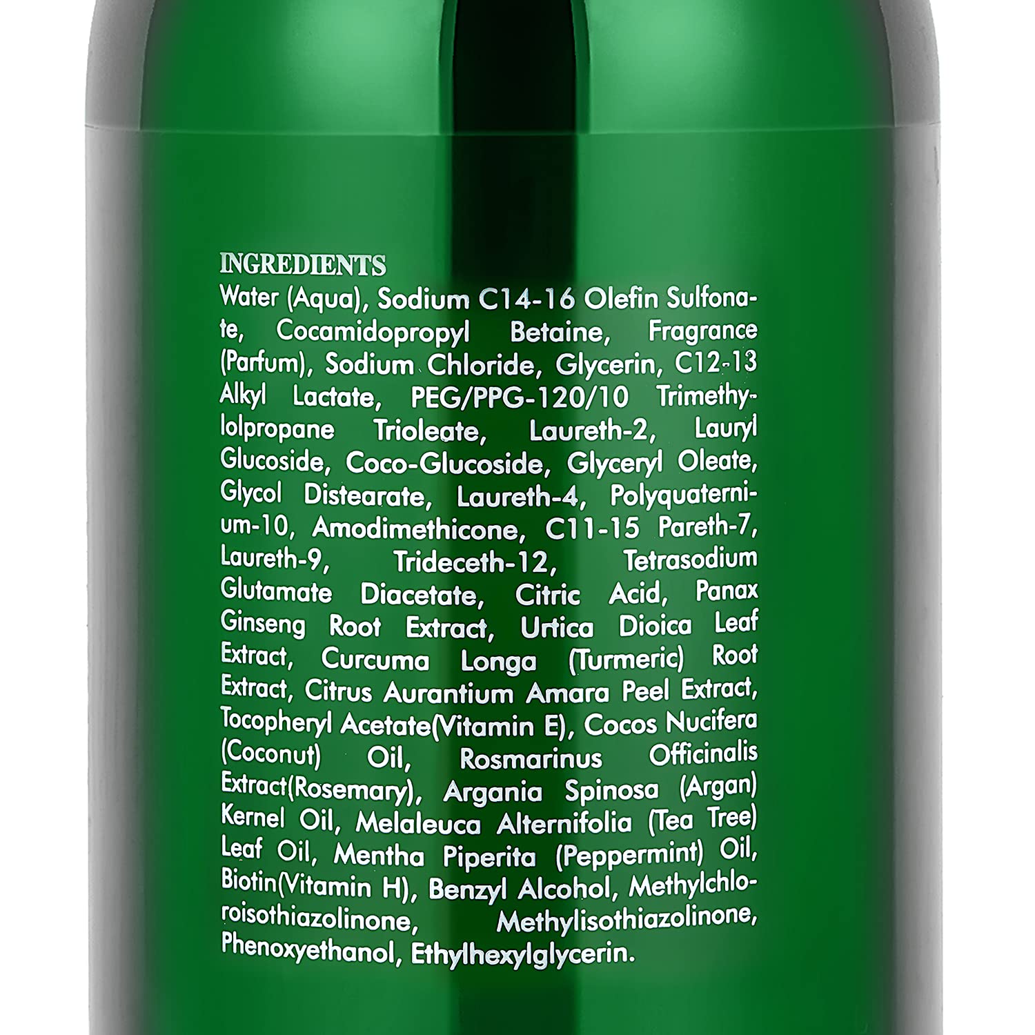AnatoliaDaphne color-safe label on shampoo bottle for vibrant color