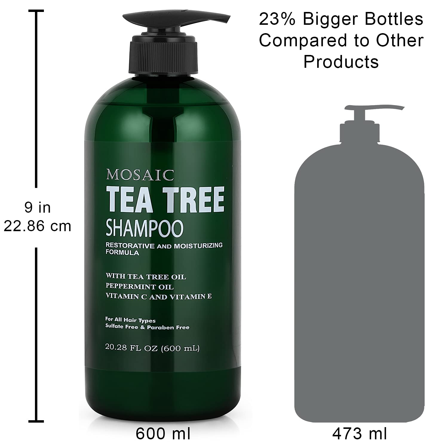 Peppermint oil blend provides refreshing scalp sensation.