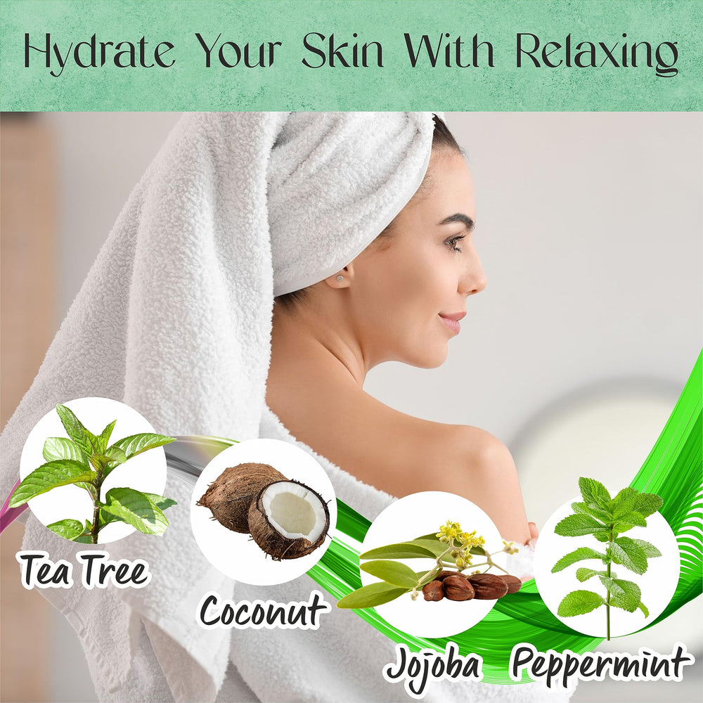 AnatoliaDaphne Tea Tree Mint bottle pour demonstrates easy distribution.