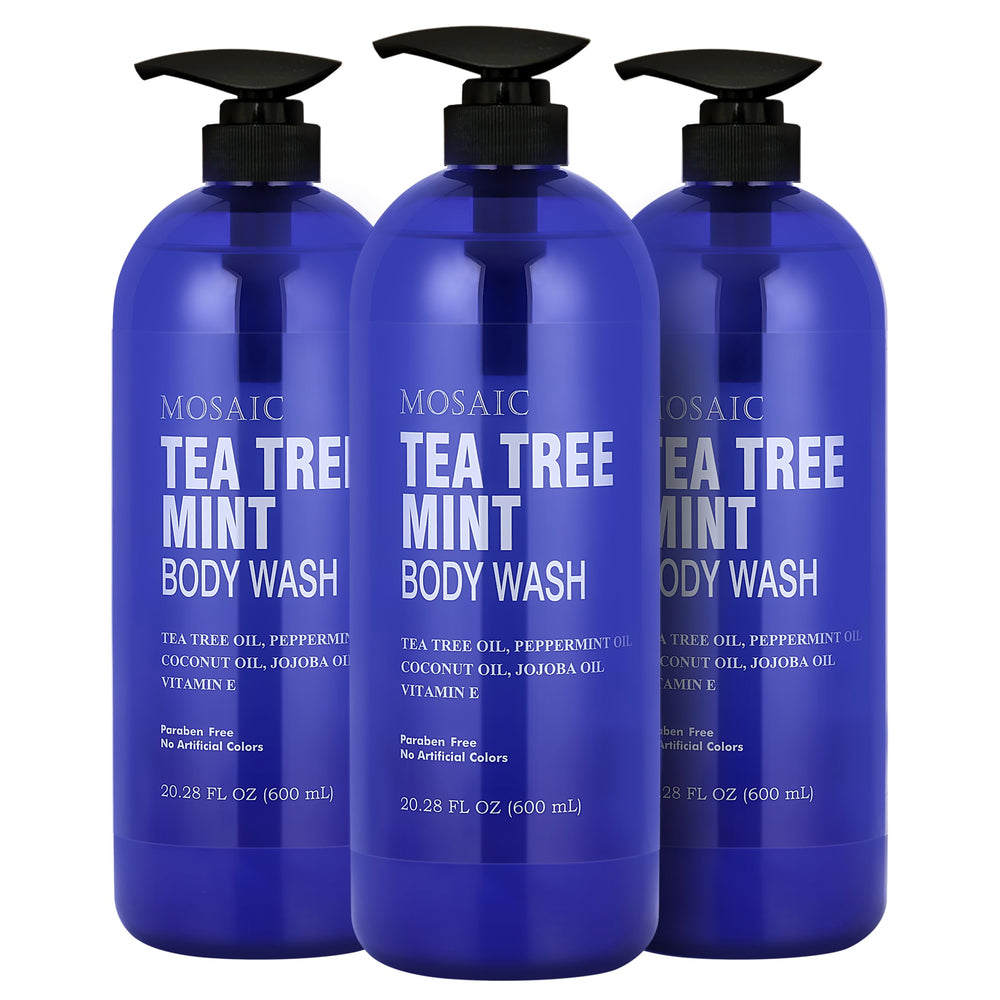 AnatoliaDaphne Tea Tree Mint bottle offers gentle cleansing for sensitive skin.
