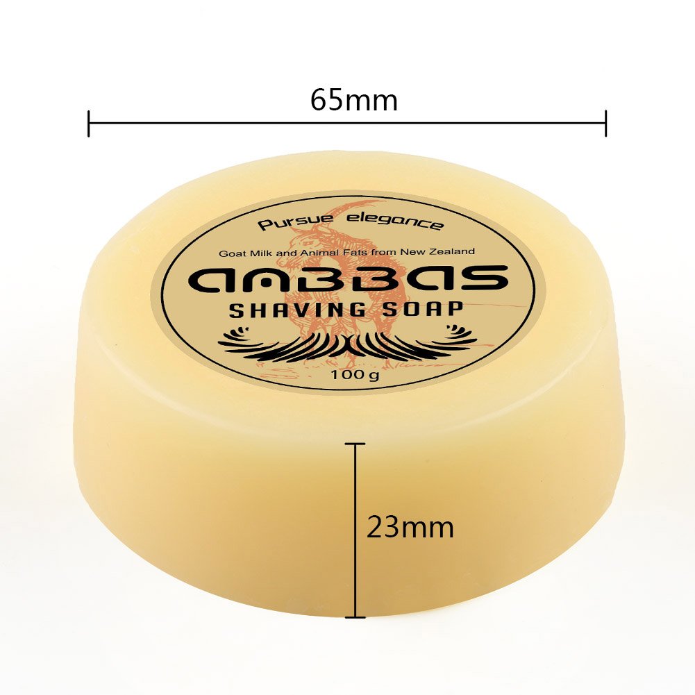 Anbbas goat milk shaving soap aftercare for comfortable shave and smooth skin