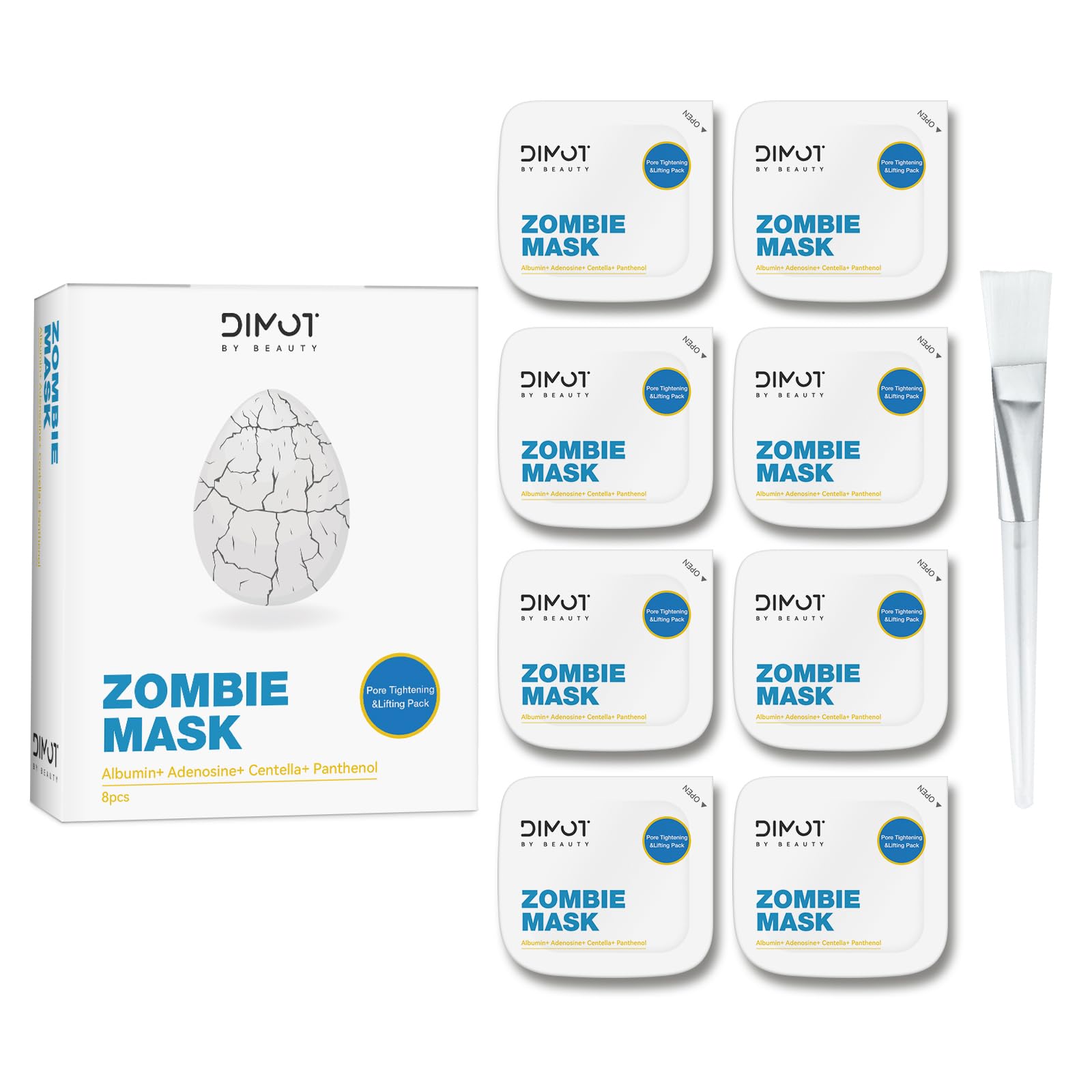 ANCAI Zombie Mask outer box showcases premium packaging for easy gifting