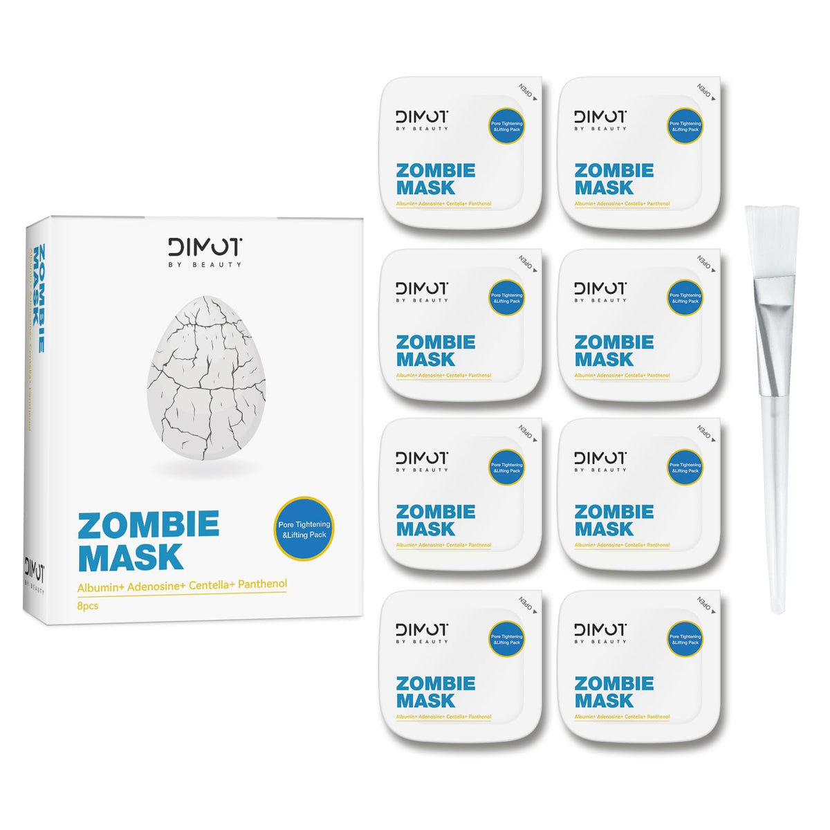 ANCAI Zombie Mask outer box showcases premium packaging for easy gifting