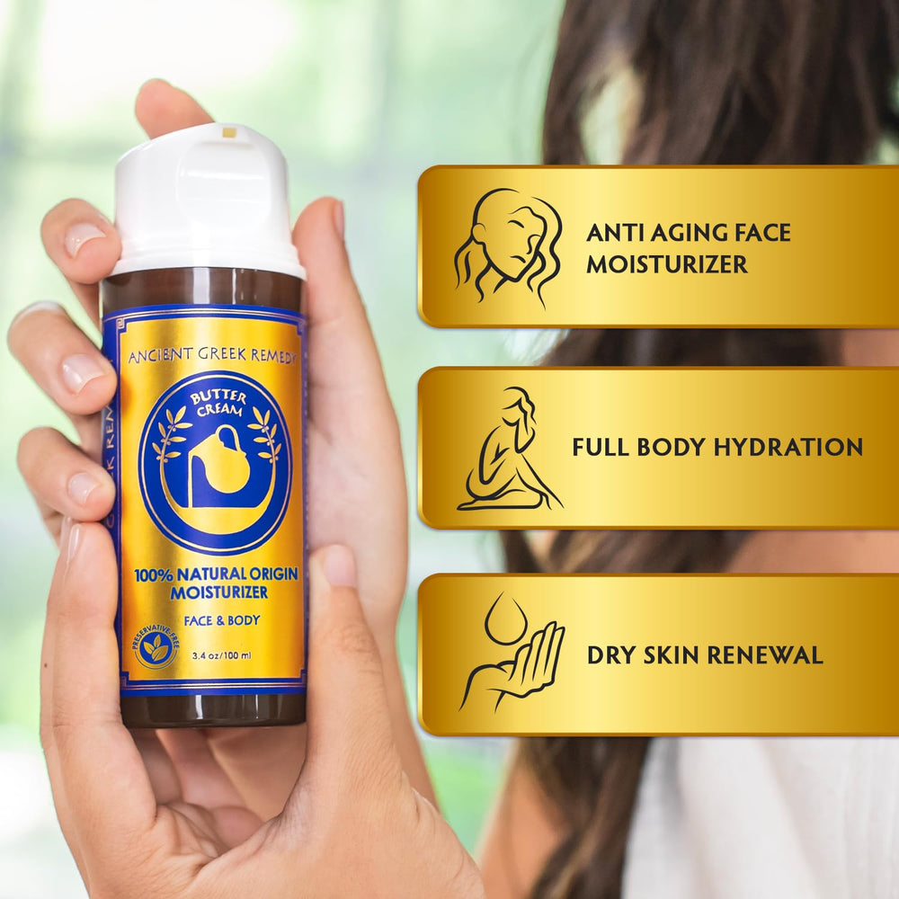 Ancient Greek Remedy rosehip oil close-up highlights antioxidant-rich ingredient.