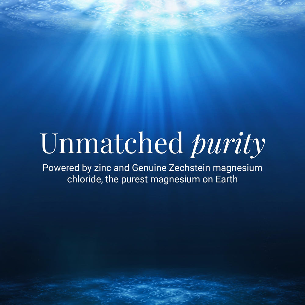 Ancient Minerals magnesium and zinc ingredients provide mineral-powered odor control