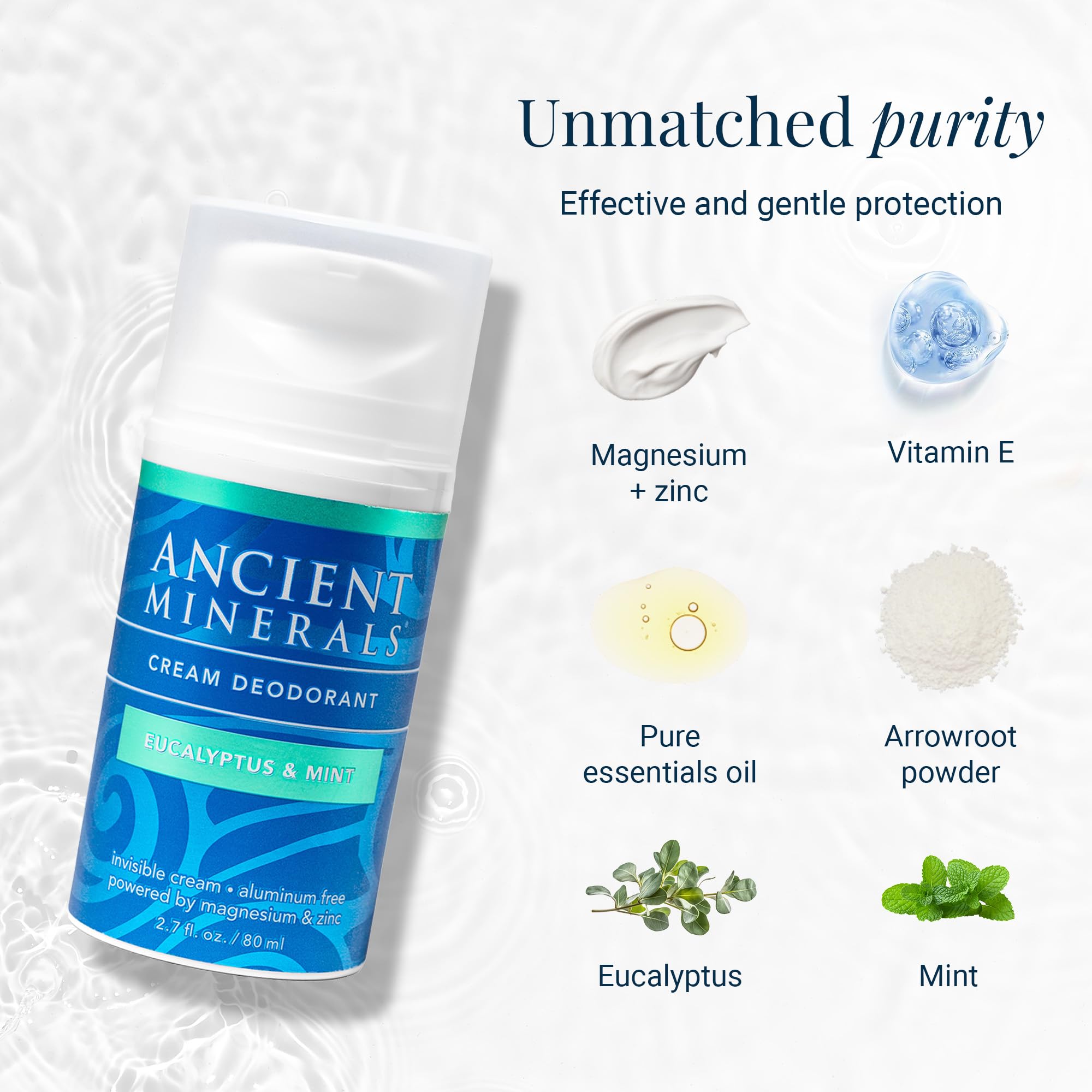 Ancient Minerals quick-drying cream leaves no residue
