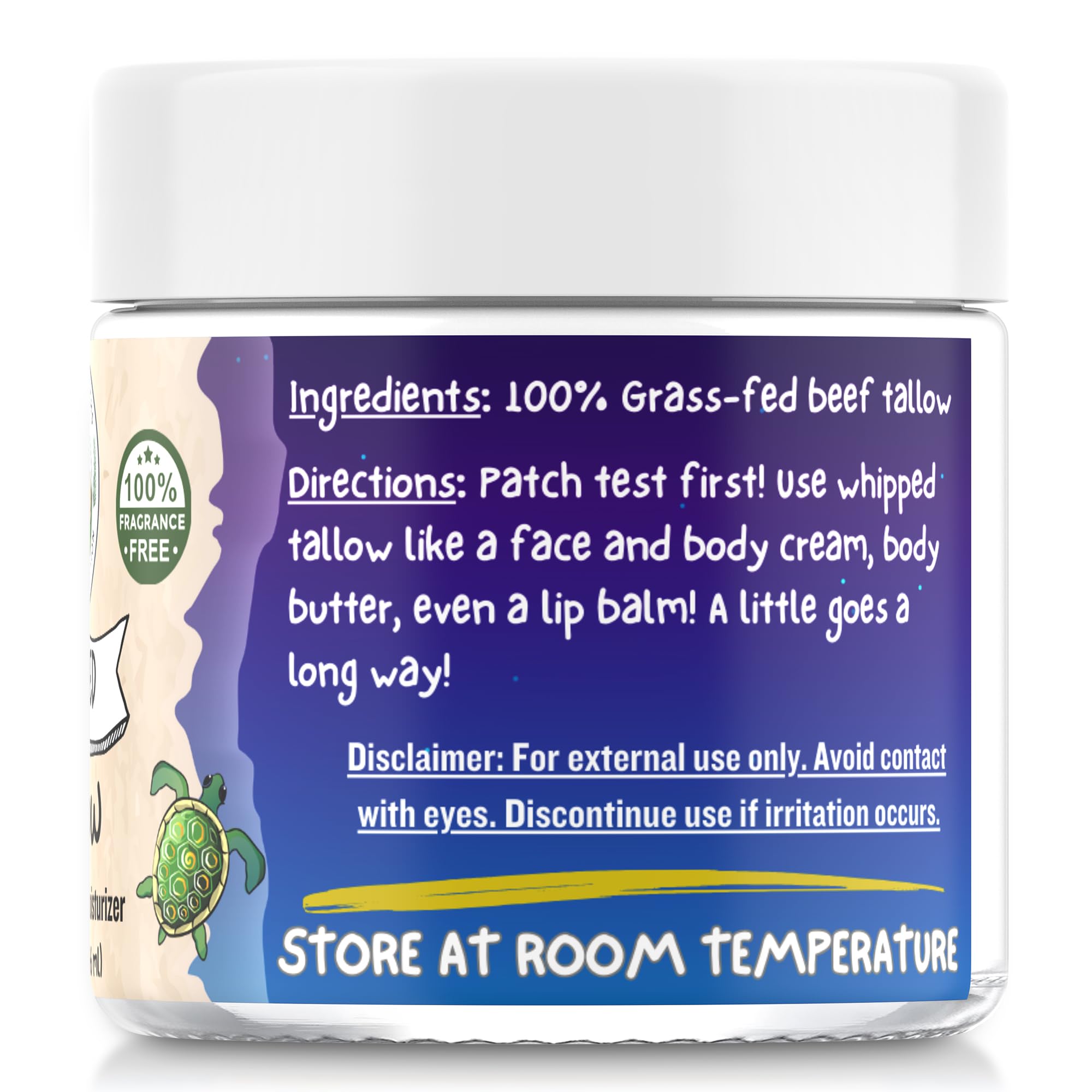 Ancient Paths fragrance-free balm can be used as lip or hair treatment.