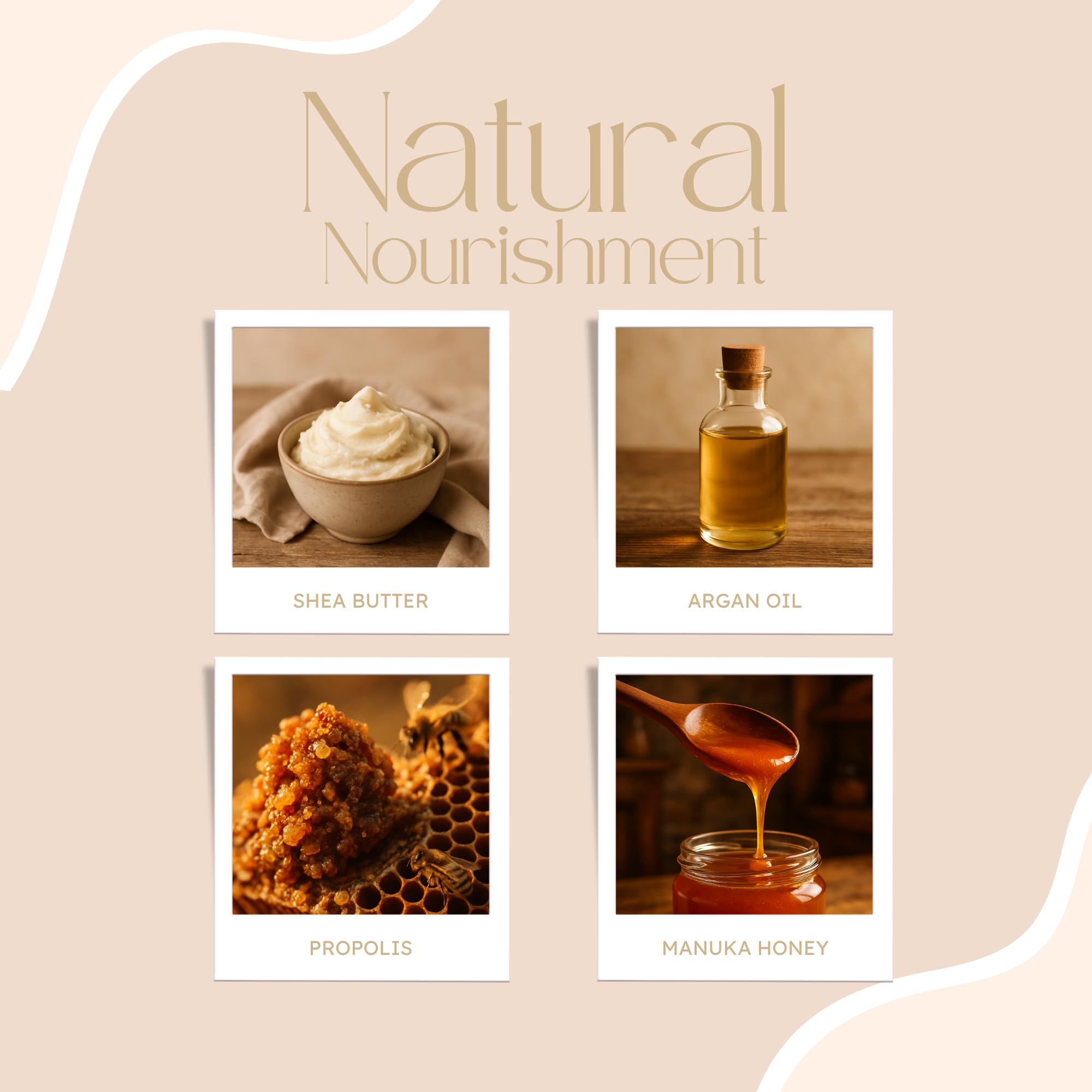 Argan oil and royal jelly components in And Honey Melty Moist Repair formula