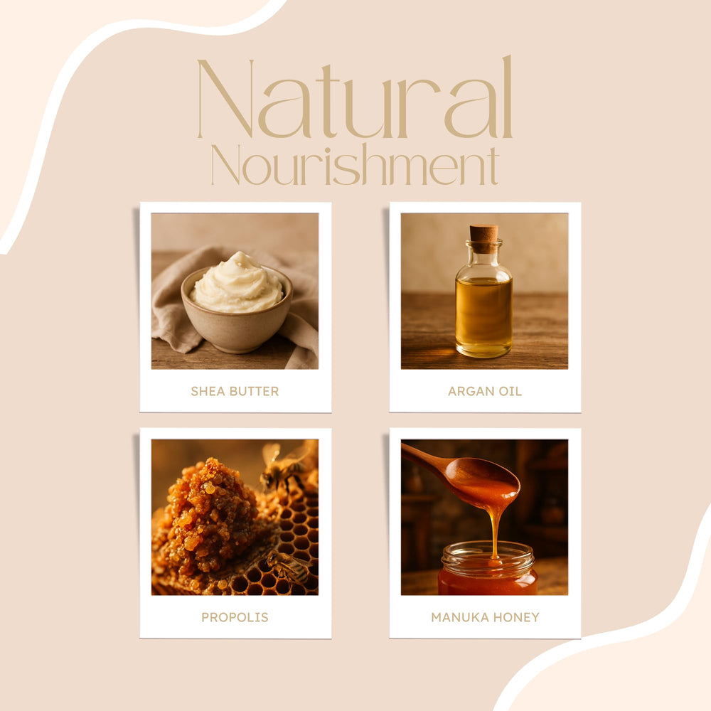 Argan oil and royal jelly components in And Honey Melty Moist Repair formula