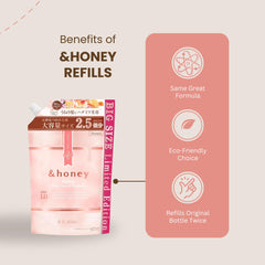 Close-up of Manuka honey in And Honey Melty Moist Repair formula for deep hydration