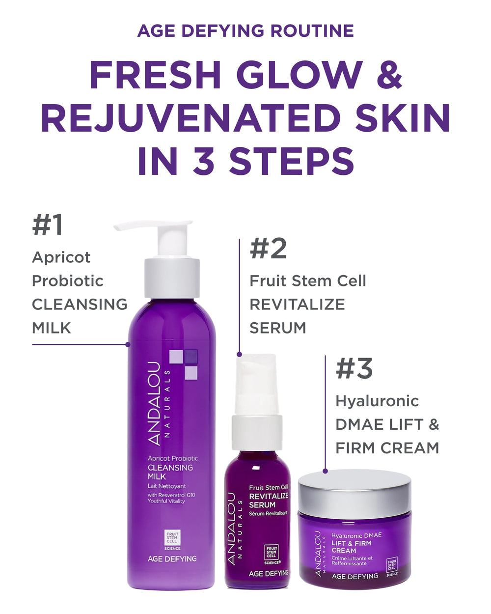 Andalou Naturals Apricot Probiotic Cleansing Milk texture closeup for creamy, hydrating cleanse.