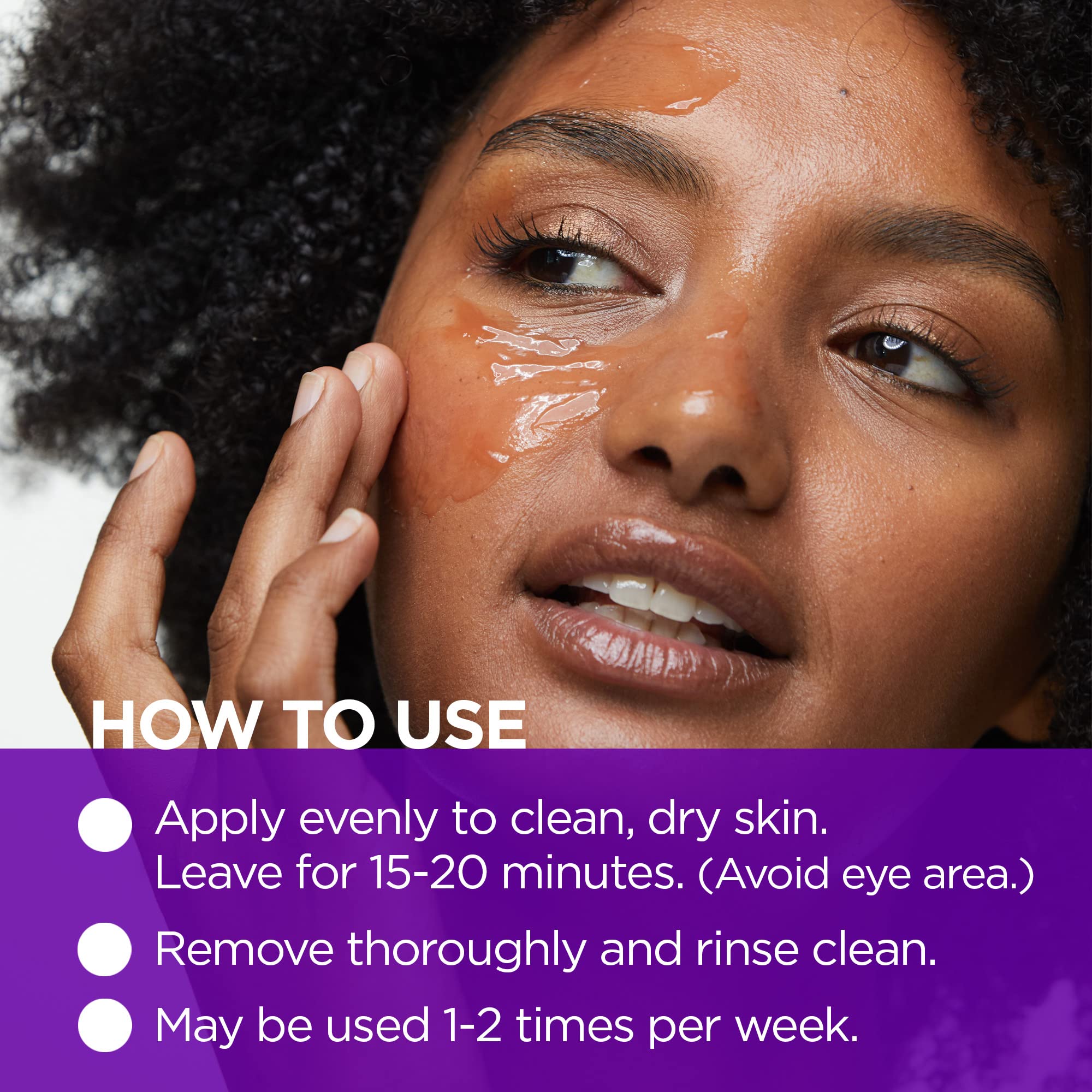 Andalou Naturals BioActive 8 Berry Mask ingredients chart highlighting berry complex and stem cell science