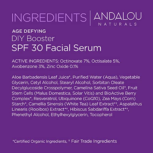 Sun protection usage image demonstrates how to apply SPF 30 with makeup or moisturizer