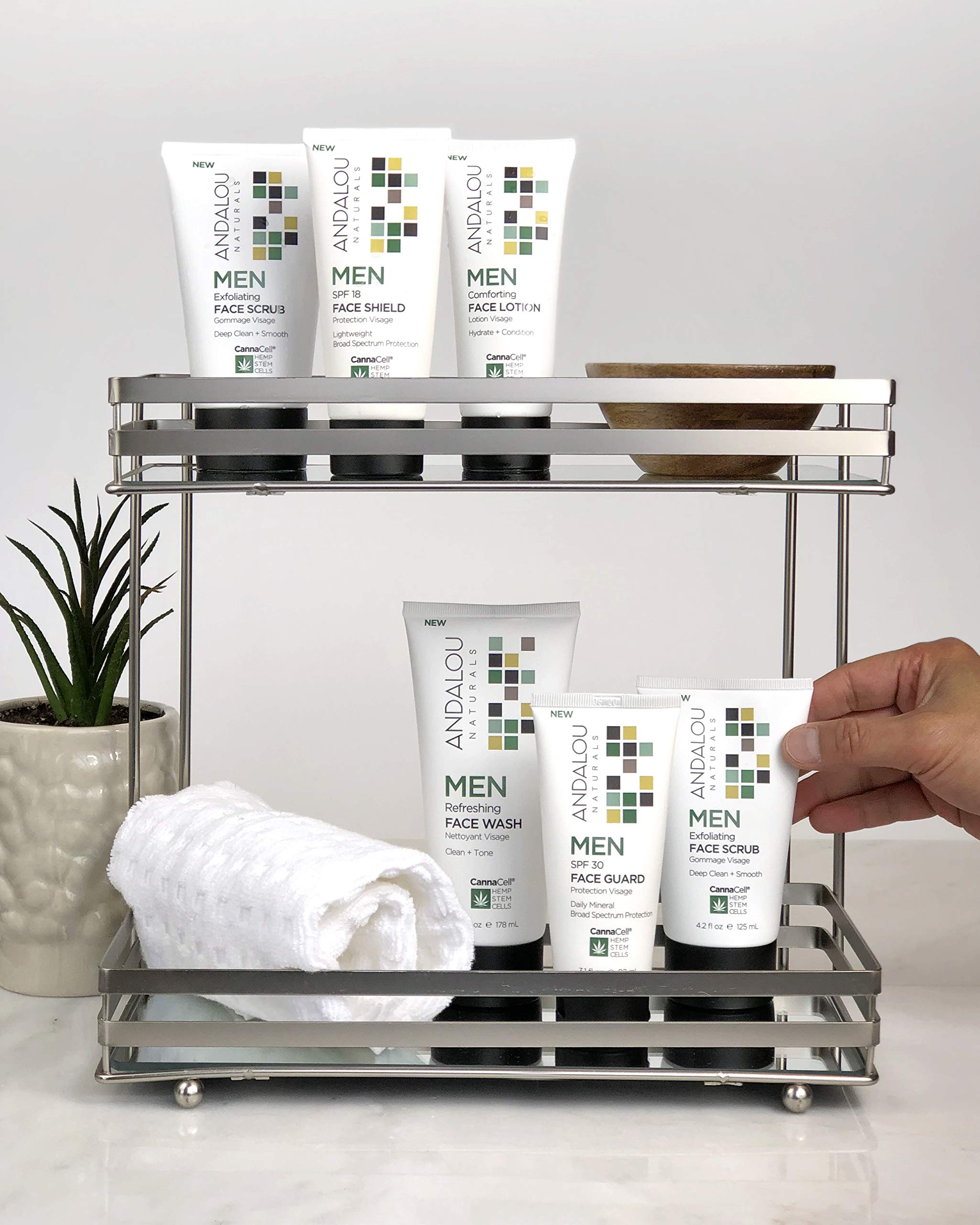 Andalou Naturals Face Wash Dispenser Pump ensures easy, mess-free use.
