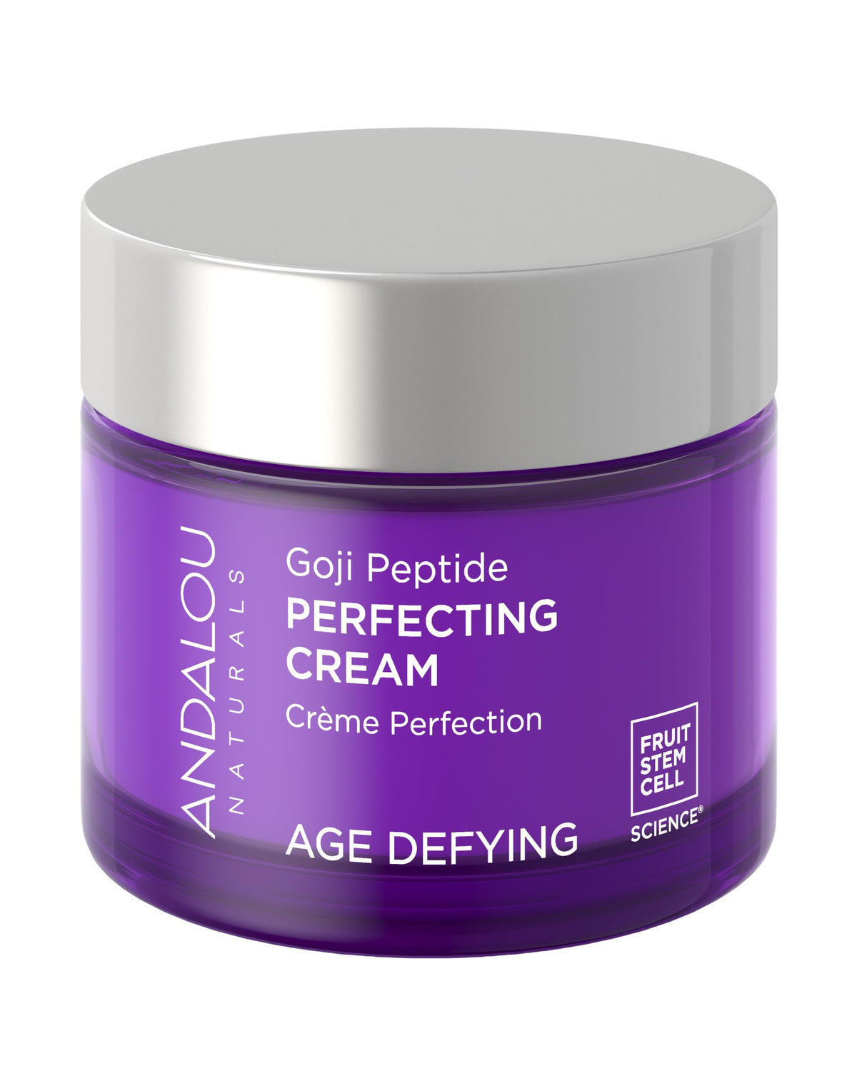 Andalou Naturals Goji Peptide Cream bottle with antioxidant-rich formula for daily skincare