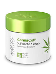 Andalou Naturals hemp seed oil bottle highlighting a hydrating vegan formula.
